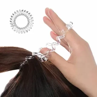 Coletero en espiral para no dañar el cabello